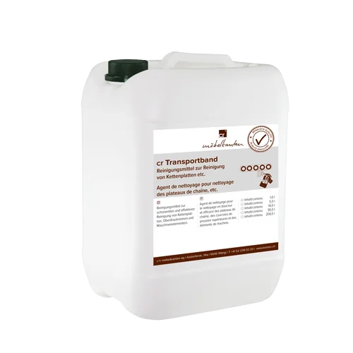 cr Transportbandreiniger eco 30 LIter Kanister VOC arm
30 Liter inkl. CHF. 3.52 VOC