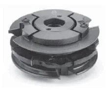 WS Türkonterprofil-Fräsersatz 132x40x30 Profil A1+A2 Nutfräser 132x8.15x30, Z2 V2
