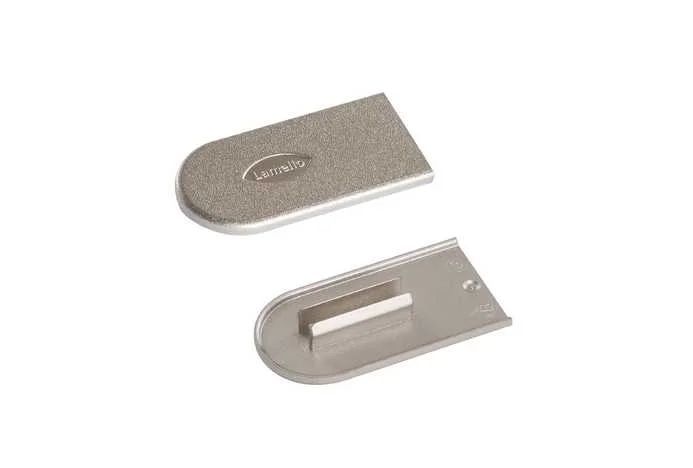 Cabineo Abdeckkappen Metalloptik Nickel 100 Stk.