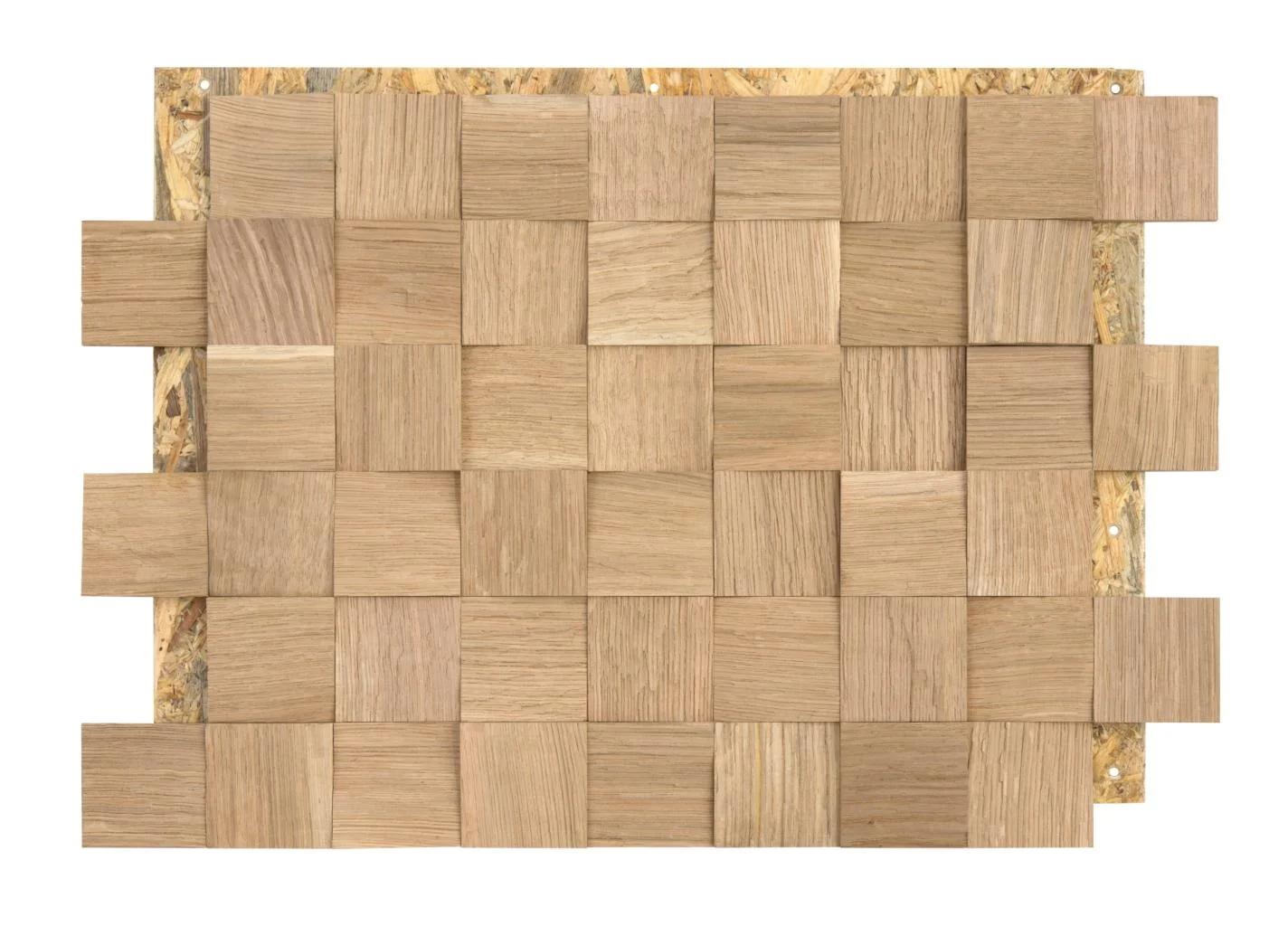 Eiche Quadrat Spaltholz roh 6cm 0.99m² / Pack