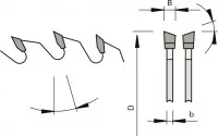 HM Kreissägen D=190 Z=24WZ 2