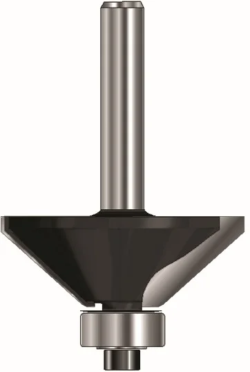 Fasefräser D=35, a=45°, NL=10, Z=3 Bohrung 6.35 2