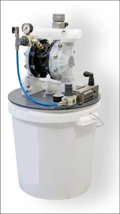 Membran Pumpe für 25Kg Eimer für das Leim- und Lackspritzen