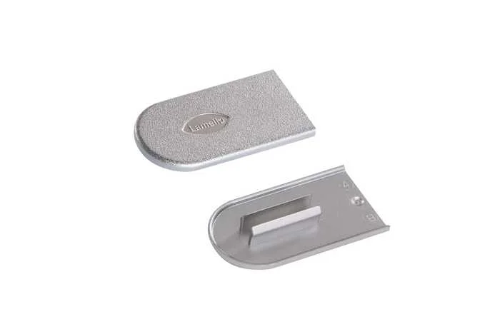 Cabineo Abdeckkappen Metalloptik silber 100Stk.