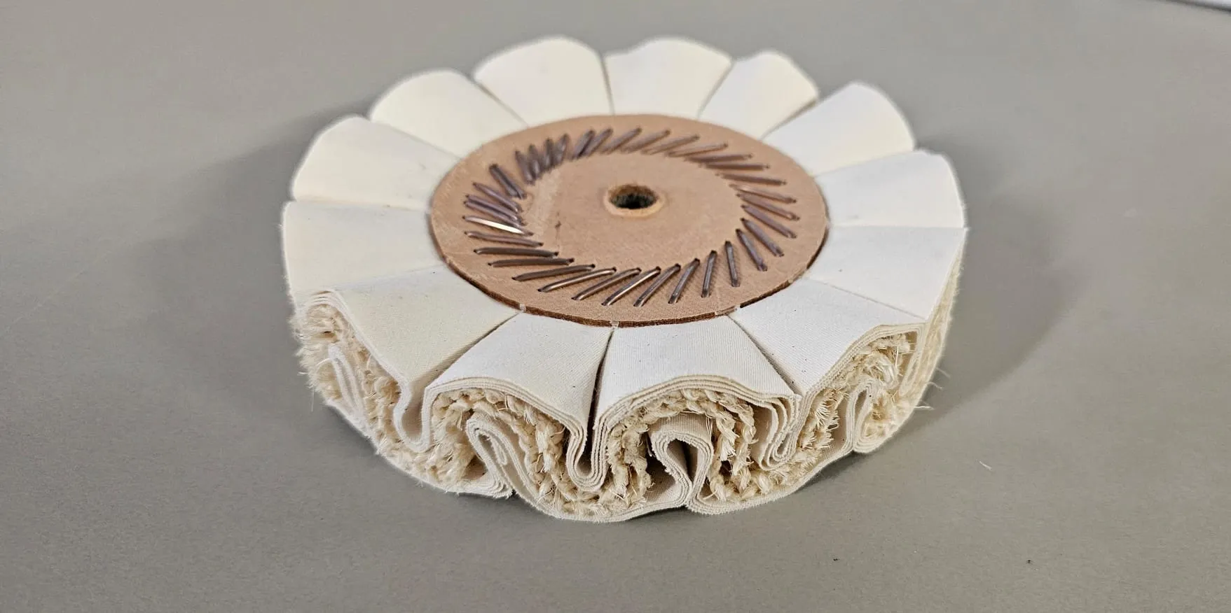 Schwabbelscheiben Tuch-Sisal-Wave Ring 150/25/11mm
Für Ott Kantenleimer